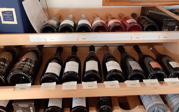 vins d'exception à la vente