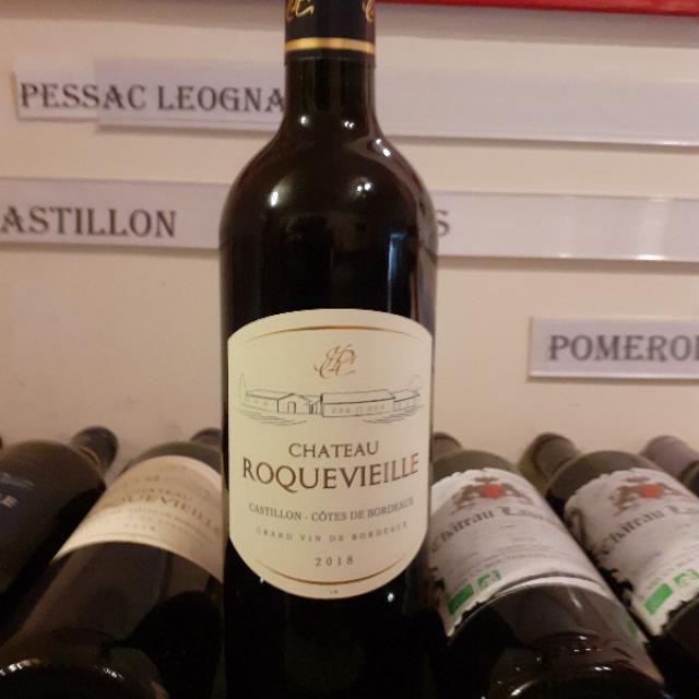 Côtes de Castillon Château Roquevieille 2018                    75 cl